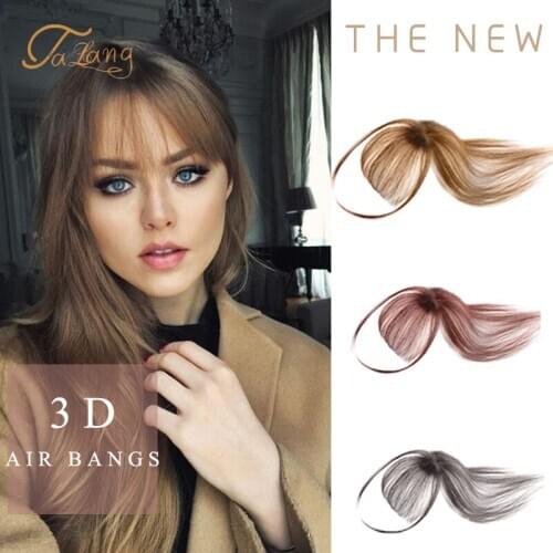 TALANG3D bangs invisible no trace tiara female short wig bangs adult female BB clip hair accessories