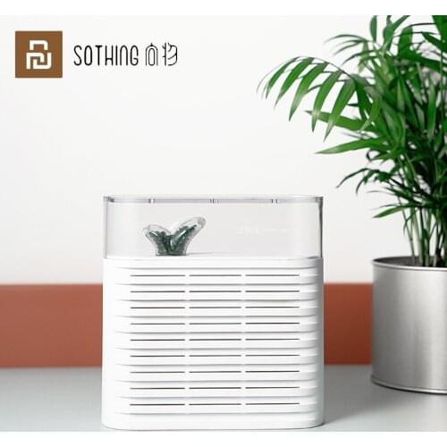 Xiaomi SOTHING Portable Air Dehumidifier 150ml Rechargeable Reuse Air Dryer Moisture Absorber Bionics Design Small Size