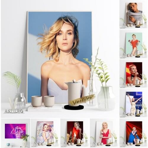 Polina Gagarina Hot Singer Celebrity Poster Music Magazine Prints Art Wall Pictures Modern Fashion Canvas Paintings Home Decor