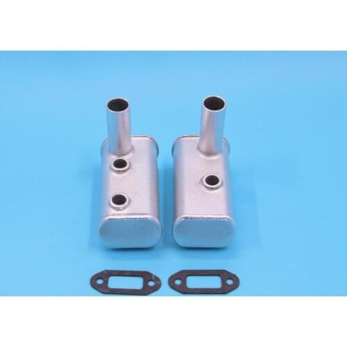 RCGF STINGER 100% Original Engines Accessories RCGF 20CC T Twin Double Cylinder Left and Right Exhaust Pipe