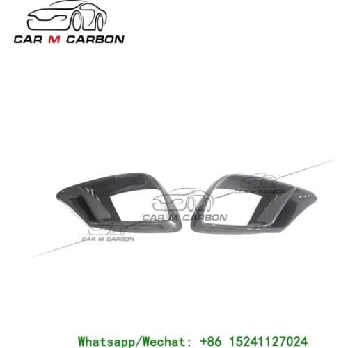 S -class W222 B700 style CF car fog light cover 2018y~2020y carbon fiber car fog lights cover for S class W222 B700 style