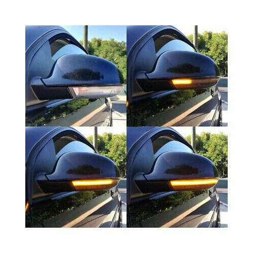 LED Side Mirror Sequential Dynamic Turn Signal Light For VW Golf 5 Jetta MK5