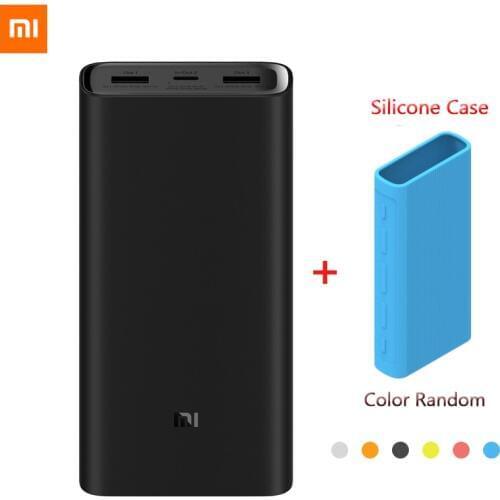 Original Xiaomi Power Bank 3 20000mAh Portable Charger Power Supply Dual USB USB-C Two-way Quick Charging Mi External Battery