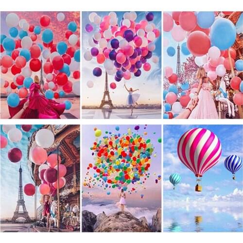 Balloon Craft DIY Diamond Painting Full Round or Square Rhinestone Mosaic Diamante Embroidery Cross Stitch Kits Wall Art Gift