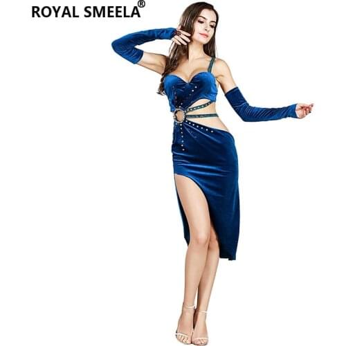 Womens Velvet concert costume belly dance costume wear belly dancing dress sexy night dancing wear sexy belly dancing outfits
