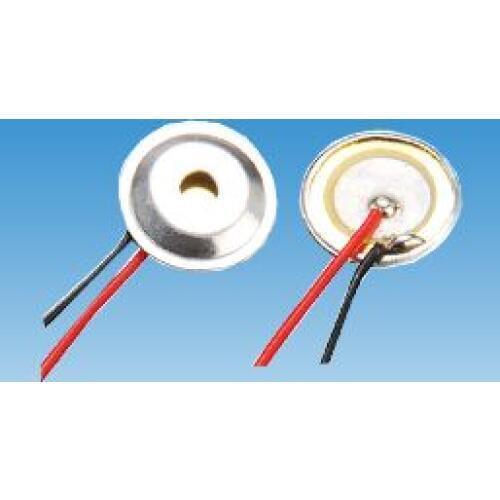 Buzzer D= 35mm Aluminum shell with line 30mm length ,Piezoelectric Ceramic pieces Copper Buzzer Film Gasket New and original