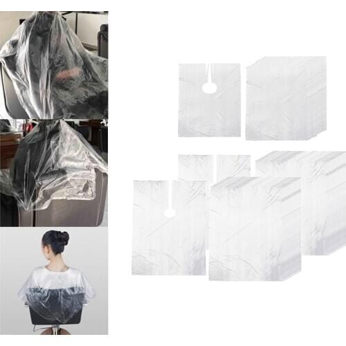 200 Disposable Hair Cutting Capes Hairdresser Stylist Barber Gown Cloth