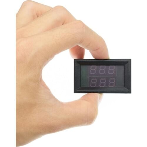 4-28V 3 Bit Precision LED Digital Temperature Controller thermostat Cooler Heater thermoregulator w/Dual NTC Waterproof Probe