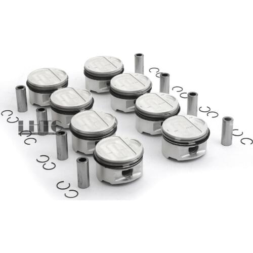 8x Piston Rings Complete Set STD Φ84.5mm / Φ21mm Wrist New For AUDI A6 S6 C5 A8 4D 4E 4.2 L 4172cc V8 DOHC 40V