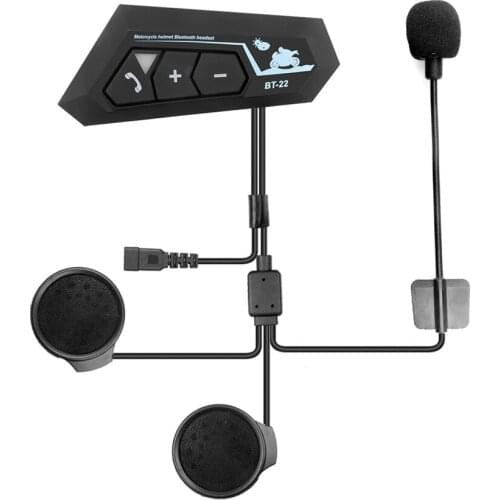 Motorcycle Helmet Headset Wireless Hands-free Auto Answering Kit Anti-interference Microphone Waterproof Wireless Interphone