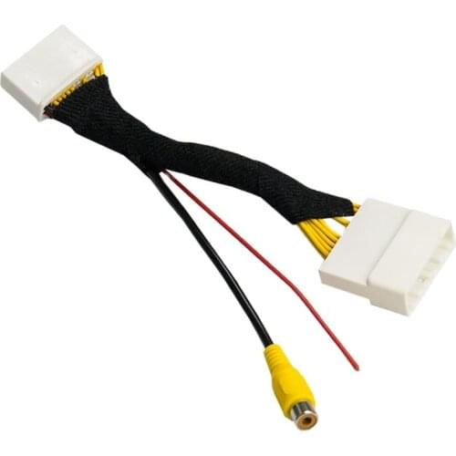 Rear View Camera RCA Adapter Wire For Mazda CX-5 Mazda 2 Hatchback Mazda 6 Original Switch RCA Connector Convertor Cable