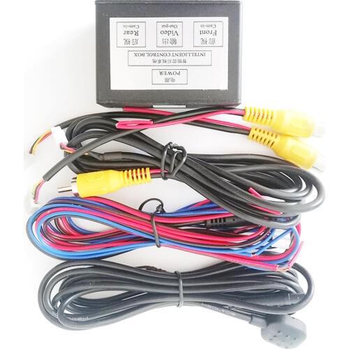 Car Parking Camera Video Channel Converter 12V Front Rear Parking Camera View Video Controller Box Converter Switch