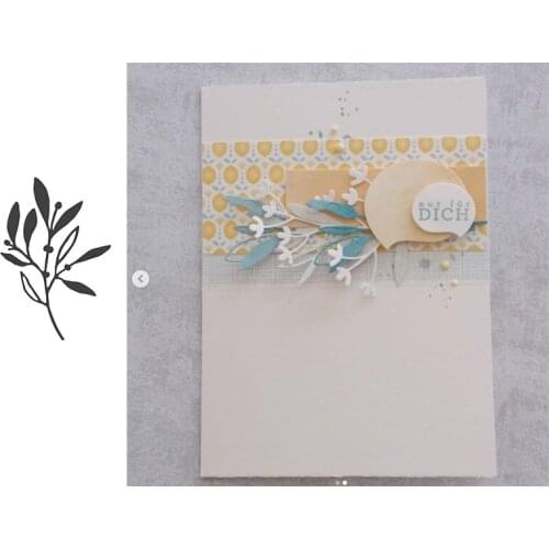 Metal cutting dies Branch With Leaves cut die mold new 2019 Scrapbook cards making paper craft knife mould blade punch