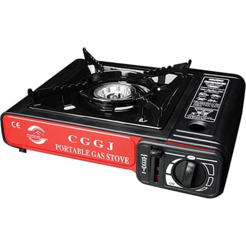 Outdoor Gas Cooker Piezoelectric Ignition Portable Barbecue Stove Anti-skid Safe Camping Gas Stove Rustproof Portable Gas Cooker