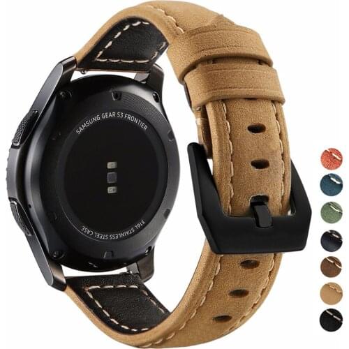 22mm strap for smsuang galaxy watch 3 46mm gear s3 frontier huawei watch GT 20mm Bracelet watch band for samsung atcive 2 44mm
