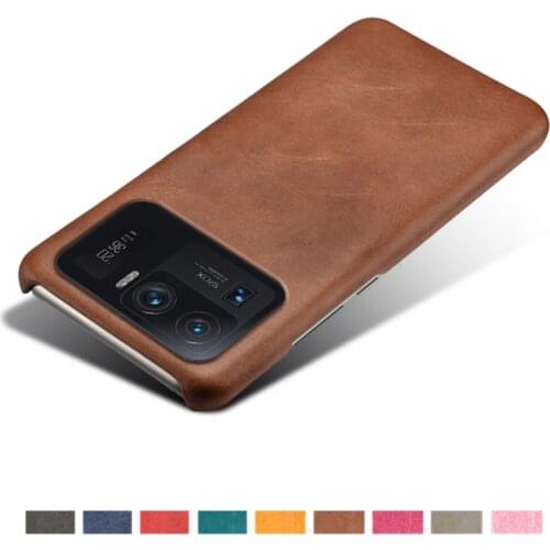 Luxury Vegan PU Leather Cover On The For Xiaomi Mi 11 Ultra Funda Wearable Slim Coque For Xiomi Mi11 Ultra 6.81" 2021 Case Capa
