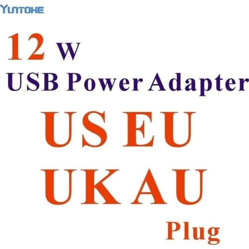 100pcs/lot* Real 2.4A 12W US AU UK EU plug AC Wall Charger usb Power Adapter For New iPad air 5 6 / Mini 3 4 / for iPhone