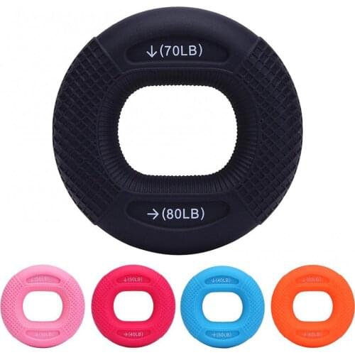 Silicone Grip Device Arm Muscle Strength Trainer Rehabilitation Gripping Ring