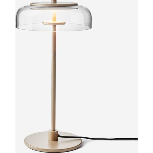 Modern Loft Bedside Glass Led Table Light Creative Italy Designer Bowl Bedroom Study Hotel Room Table Lamp Free Shipping