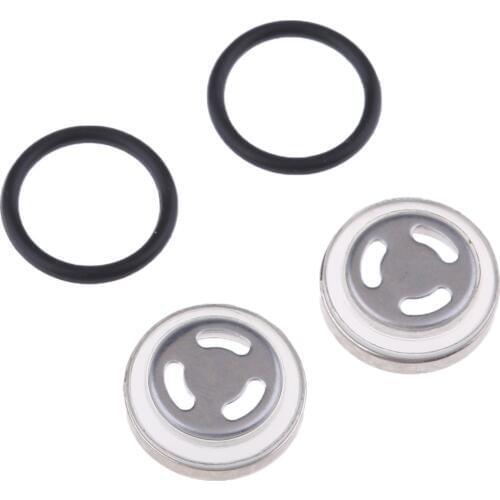 Unviersal Motorcycle Brake Master Cylinder Reservoir Sight Mirror Gasket Replacement - 18mm