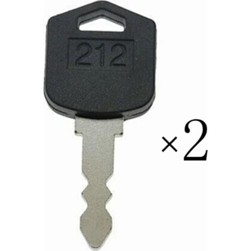 2 Key For Doosan For Daewoo Forklift Skid Steer 212 D554212