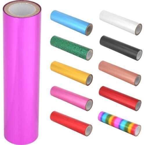 5m Heat Activated Foils Printing Paper Holographic DIY Craft for Clothes Words Thermal Transfer Clothing Decoration