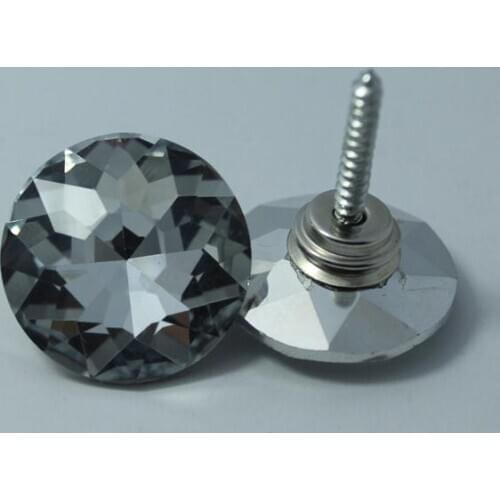 5size 1000pcs Satellite drill Glass Crystal Button Glass nail Drilling Screws Soft bag Sofa nails rhinestone Furniture nails