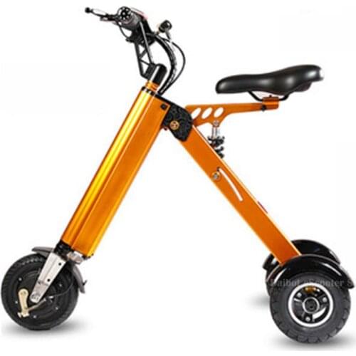 8 Inch Electric Tricycle Scooter Bicycle 3 Wheel Electric Bicycles For Elderly/Disabled Portable Foldable Electric Bike 250W 36V