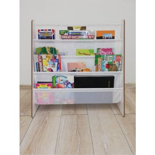Children Bookshelf Bookcase Wood Material Bookshelf Childrens Books Natural Bookshelf 60 cm Kids Room Library Baby Room High quality Kids Room Library White Bookshelf Furniture Modern 2021