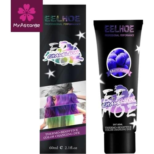 Eelhoe Hair Color Popular Gradient Disposable Warm Mermaid Color Changing Hair Dye Temporary Beauty Soft New Hair Style