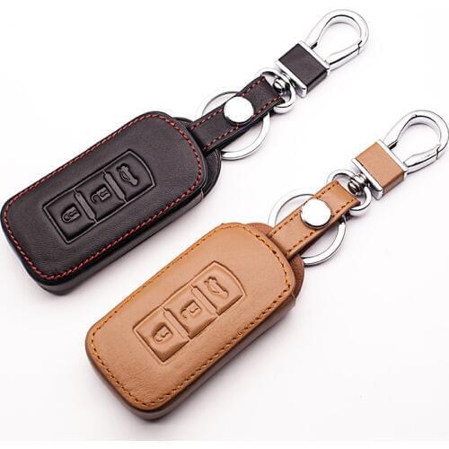 Car keys accessories key cover for Mitsubishi ASX RVR Outlander Lancer 10 Pajero Sport L200, Smart car keys case starline a93