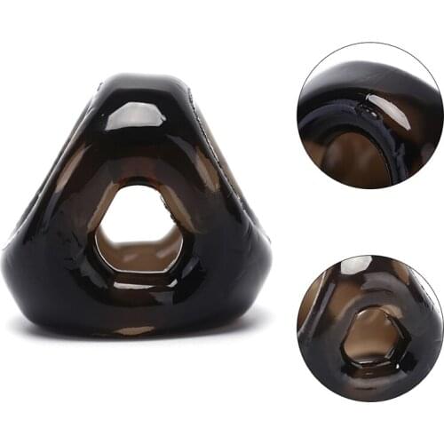Hot Penis Cock Ring Silicone Ejaculation Male Delay Lock Elastic Double Adult Party Game Sex Toy Lovers Gift Body Jewelry