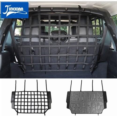 MOPAI Car Boot Pet Separation Net Fence Safety Barrier for Car Trunk Cargo Safety Net Accesories for Jeep Wrangler JL 2018