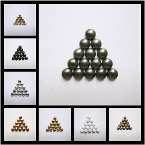 Round Studs Hot-Fix Loose Rhinestones 4MM Glod/Black/White Garment Punk Studs Hat Decoration 288pieces Diy Clothing Appliqu