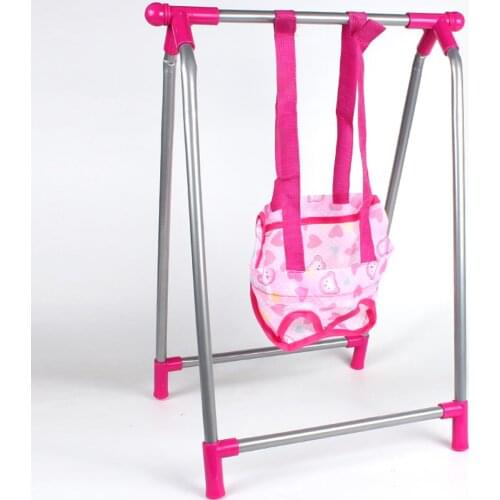 Reborn Doll Baby Toddler Furniture Toy Playset – ABS Plastic Cradle Swing – Nursery Room Decor