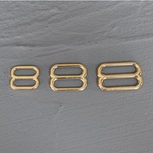 1 Pcs 15mm/20mm/25mm Metal Accessories DIY Shoulder Leather Bag Strap Belt Web Rectangle Adjust Pin Buckle Slider Loop
