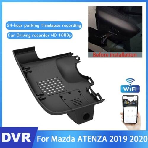 New! Hidden Driving Recorder Car Wifi Dvr Mini Camera For Mazda ATENZA 2019 2020 Novatek 96672 Car Dash Cam Video Recorder