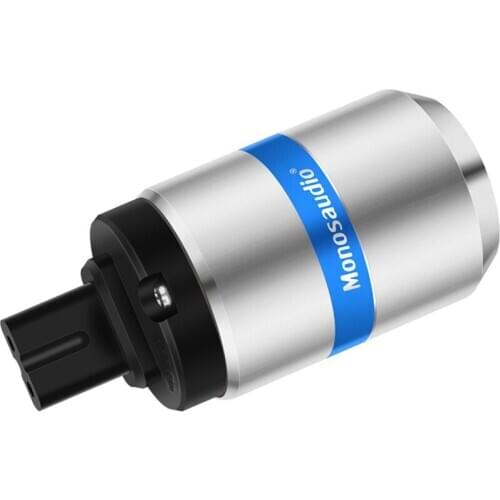 One Pieces F186 99.998% Pure Copper 24K Gold Plated Figure 8 IEC C7 Power Plug IEC IEC320 Female Connector