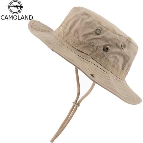 Men Women Summer Bucket Hats Outdoor Fishing Wide Brim Sun Hat UV Protection Panama Hat Men Hiking Sombrero Boonie Hat For Women