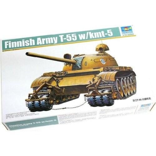 Trumpeter 1/35 00341 Finnish Army T-55 with KMT-5