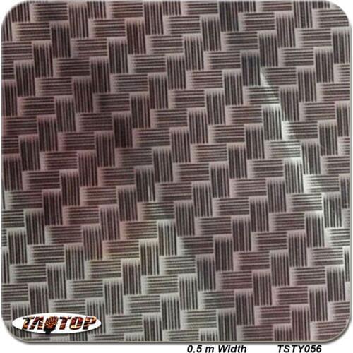 TSTY056 New 0.5m *10m black popular Carbon Fiber Pattern PVA Water Transfer Printing Film hydro graphics film