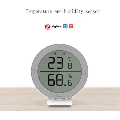ZigBee Tuya Smart Temperature and Humidity Detector Wireless Temperature and Humidity Sensor