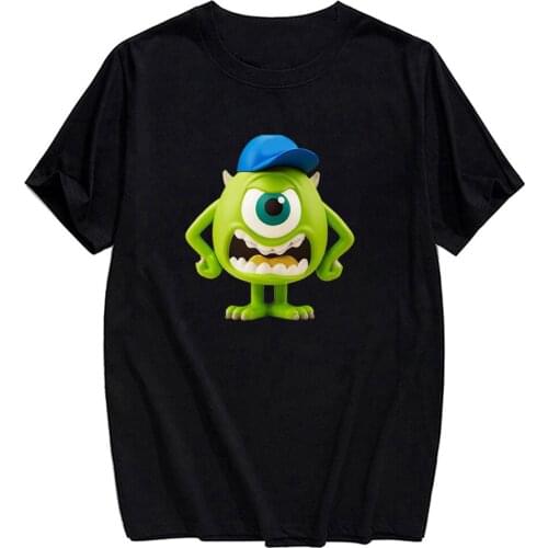 CLOOCL Cartoon Funny Cotton T-shirt Fashion One-eyed Monster 3D Printed Casual T-shirt Mens for Women TShirts Hip Hop Tees Tops