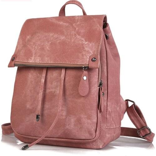 TRIPNUO Female Backpack Travel Backpack School Bag High Quality Pu Leather Women Backpack Bag Shoulder Bag Multifunctional Bag