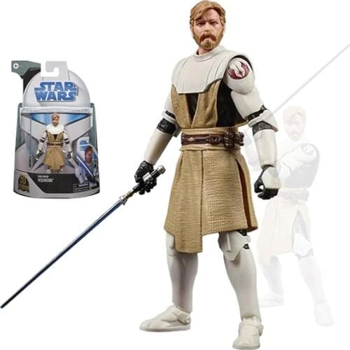 Hasbro Star Wars Obi-Wan Kenobi The Clone Wars 6- Inch- Scale Collectible Action Figure with Accessories Toys for Kids Boy Gift