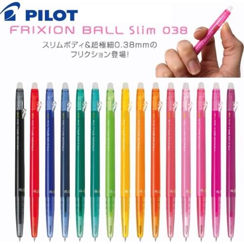 1pc Japan Pilot FRIXION Pen Erasable Gel Pen Ball Point 0.38 Mm LFBS-18UF Student Supplies 20 Color Available