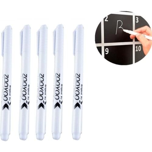 5/10 Pieces of Liquid Dust-free Chalk Water-based Whiteboard Pen Can Be Wiped Handwriting Blackboard Pen Dry Wipe Marker 13.6CM