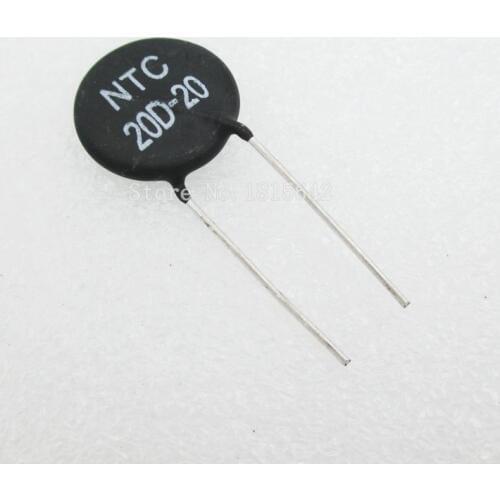 5PCS/LOT NTC Thermistor Resistor NTC 20D-20 20D20 Thermal Resistor