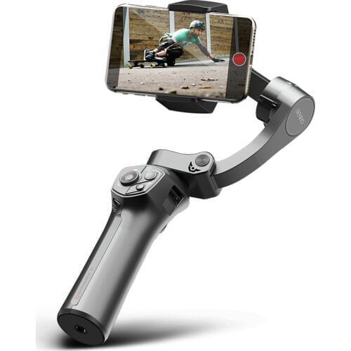 Benro Foldable Three Axis Mobile Phone Stabilizer P1 P1S Smartphone Handheld Gimbal Stabilizer For Gopro iPhone Huawei XiaoMi