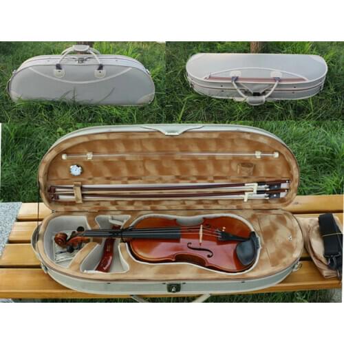 Violin case 4/4 Two code lockNew 4/4 violin case waterproof Oxford cloth lightweight and durable black super value